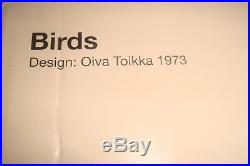 1973 Oiva Toikka Iittala Finland Brown Towhee Glass Bird 43/1500 Hand Made