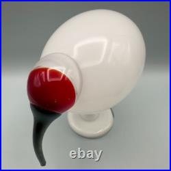 2005 Oiva Toikka for Iittala White Ibis Glass Bird Limited Edition of 500 2005 Oiva Toikka for Iittala White Ibis Glass Bird Limited Edition of 500