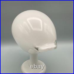 2005 Oiva Toikka for Iittala White Ibis Glass Bird Limited Edition of 500 2005 Oiva Toikka for Iittala White Ibis Glass Bird Limited Edition of 500