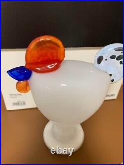 2017 Rooster Signed Limited 300 with Original Box Iittala Birds By Toikka NEW