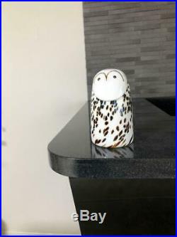 AUTH Rare iittala Bird Snow Owl Oiva Toikka 2013 Limited product with box