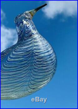 Beautiful iittala Finland Oiva Toikka Blown Glass Bird Sculptural Ornament. 10