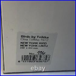 Birds by Oiva Toikka Iittala New York City Bird LTD edition with Original Box