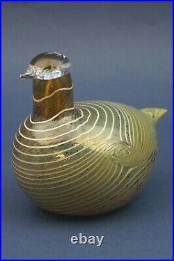 Duck Bird scandinavian glass Toikka iittala design XX as Wirkkalla Sarponeva
