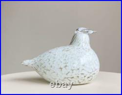 Grouse Parent Oiva Toikka Bird Nuutajarvi Iittala Handmade Glass Art Finland JP