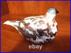 Hand Blown iittala Toikka Cucunor 2008 Annual Bird (RARE)