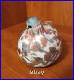 Hand Blown iittala Toikka Cucunor 2008 Annual Bird (RARE)