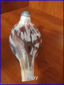 Hand Blown iittala Toikka Cucunor 2008 Annual Bird (RARE)