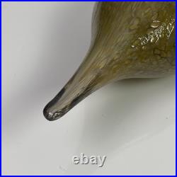 Hand Blown iittala Toikka Dotterel Finland Glass Bird Eurasian Simpleton Fool
