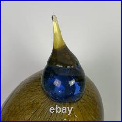 Hand Blown iittala Toikka Dotterel Finland Glass Bird Eurasian Simpleton Fool