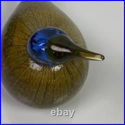 Hand Blown iittala Toikka Dotterel Finland Glass Bird Eurasian Simpleton Fool