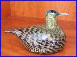 Hand Blown iittala Toikka Female Common Teal