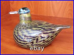 Hand Blown iittala Toikka Female Common Teal