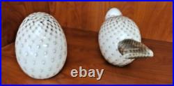 Hand Blown iittala Toikka Raquel 2009 Annual Bird and Egg 529/750 Hand Blown iittala Toikka Raquel 2009 Annual Bird and Egg 529/750