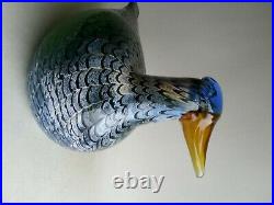 Huge Oiva Toikka Nuutajarvi IIttala Martin Hanhi Goose Glass Bird Limited Editio