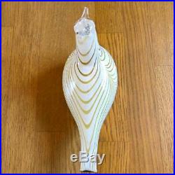 IITTALA BIRD Sandpiper Caramel Only 1 2017 MOG Glass Museum From Japan
