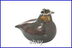 IITTALA Bird Atlas Bird KOP 1986 Oiva Toikka Nuutajarvi Rare Finnish Glass Art IITTALA Bird Atlas Bird KOP 1986 Oiva Toikka Nuutajarvi Rare Finnish Glass Art