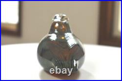 IITTALA Bird Atlas KOP 1986 Oiva Toikka Nuutajarvi Glass Art Figurine