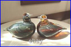 IITTALA Bird Atlas KOP 1986 Oiva Toikka Nuutajarvi Glass Art Figurine