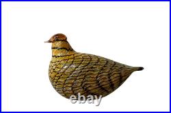 IITTALA Bird by Toikka Summer Grouse 2006 Oiva Toikka Nuutajarvi Rare Finland IITTALA Bird by Toikka Summer Grouse 2006 Oiva Toikka Nuutajarvi Rare Finland