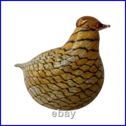 IITTALA Bird by Toikka Summer Grouse 2006 Oiva Toikka Nuutajarvi Rare Finland IITTALA Bird by Toikka Summer Grouse 2006 Oiva Toikka Nuutajarvi Rare Finland