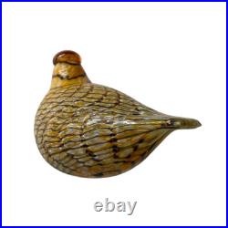 IITTALA Bird by Toikka Summer Grouse 2006 Oiva Toikka Nuutajarvi Rare Finland IITTALA Bird by Toikka Summer Grouse 2006 Oiva Toikka Nuutajarvi Rare Finland