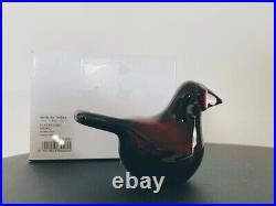 IITTALA Birds Sieppo Brown x Clear Oiva Toikka Scpe limited 2015