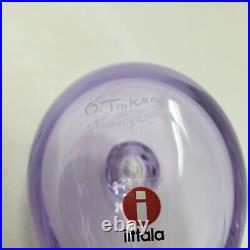IITTALA Birds by Toikka -3 Little Tern, Lilac With Label and Box