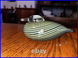 IITTALA FINLAND Birds by Toikka Whippoorwill Signed by Oiva Toikka NICE
