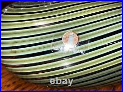 IITTALA FINLAND Birds by Toikka Whippoorwill Signed by Oiva Toikka NICE