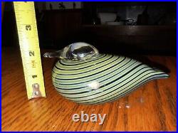 IITTALA FINLAND Birds by Toikka Whippoorwill Signed by Oiva Toikka NICE
