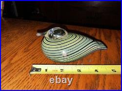 IITTALA FINLAND Birds by Toikka Whippoorwill Signed by Oiva Toikka NICE
