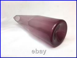 IITTALA Timo Sarpaneva Purple Bird Carafe Glass Signed #2503 Mint Rare MCM IITTALA Timo Sarpaneva Purple Bird Carafe Glass Signed #2503 Mint Rare MCM