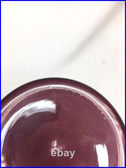 IITTALA Timo Sarpaneva Purple Bird Carafe Glass Signed #2503 Mint Rare MCM IITTALA Timo Sarpaneva Purple Bird Carafe Glass Signed #2503 Mint Rare MCM