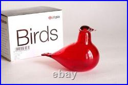 IIttala Glass Birds Red Good condition
