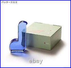 Iitala mina perhonen Glass Bird Minagawa Akira 79×132mm Blue 2020 GIft Expe/Ship