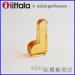 Iitala mina perhonen Glass Bird Minagawa Akira 79×132mm Lemon 2020 Gift Exp/Ship