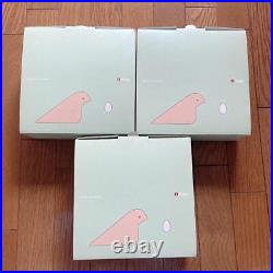 Iitala mina perhonen Glass Bird Minagawa Akira Lemon Seville Orange Gray set JPN