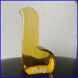 Iitala mina perhonen Glass Bird Minagawa Akira Lemon Seville Orange Gray set JPN