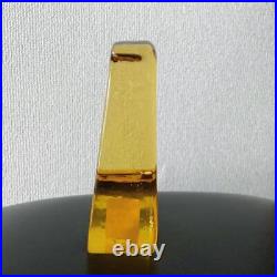 Iitala mina perhonen Glass Bird Minagawa Akira Lemon Seville Orange Gray set JPN