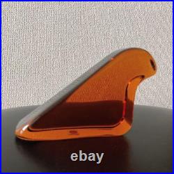 Iitala mina perhonen Glass Bird Minagawa Akira Lemon Seville Orange Gray set JPN