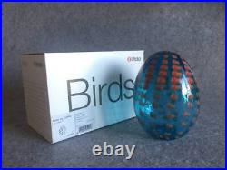 Iittala Annual Egg 2011 Oiva Toikka Birds By Glass Object Figurine