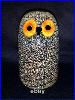 Iittala BARN OWL Glass Birds by Toikka Crystal Figurine/Collectible