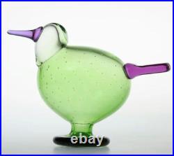 Iittala BIRDS BY TOIKKA Evening Bird Green 2023 Scope Limited Neodymium Glass