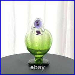 Iittala BIRDS BY TOIKKA Evening Bird Green 2023 Scope Limited Neodymium Glass JP