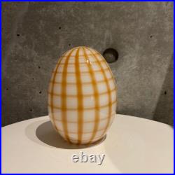 Iittala Bird Annual Egg 2022 Striped Limited Edition of 750 Lead-Free Glass
