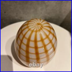Iittala Bird Annual Egg 2022 Striped Limited Edition of 750 Lead-Free Glass