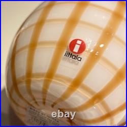 Iittala Bird Annual Egg 2022 Striped Limited Edition of 750 Lead-Free Glass
