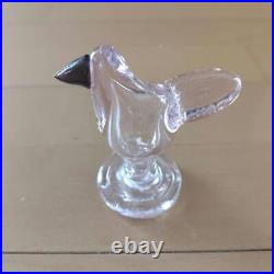 Iittala Bird By Oiba Toikka Bird Glass Mini Sheppo with Legs