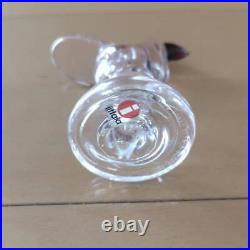 Iittala Bird By Oiba Toikka Bird Glass Mini Sheppo with Legs